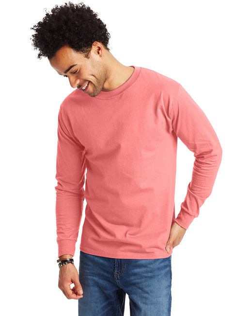 Hanes® Beefy-T® Adult Unisex 6.1oz 100% Cotton Long Sleeve T-Shirt